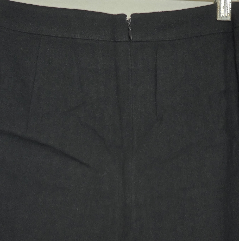 Monroe & Main Elegant Black Linen Blend Pants (0164) - Picture 4 of 5